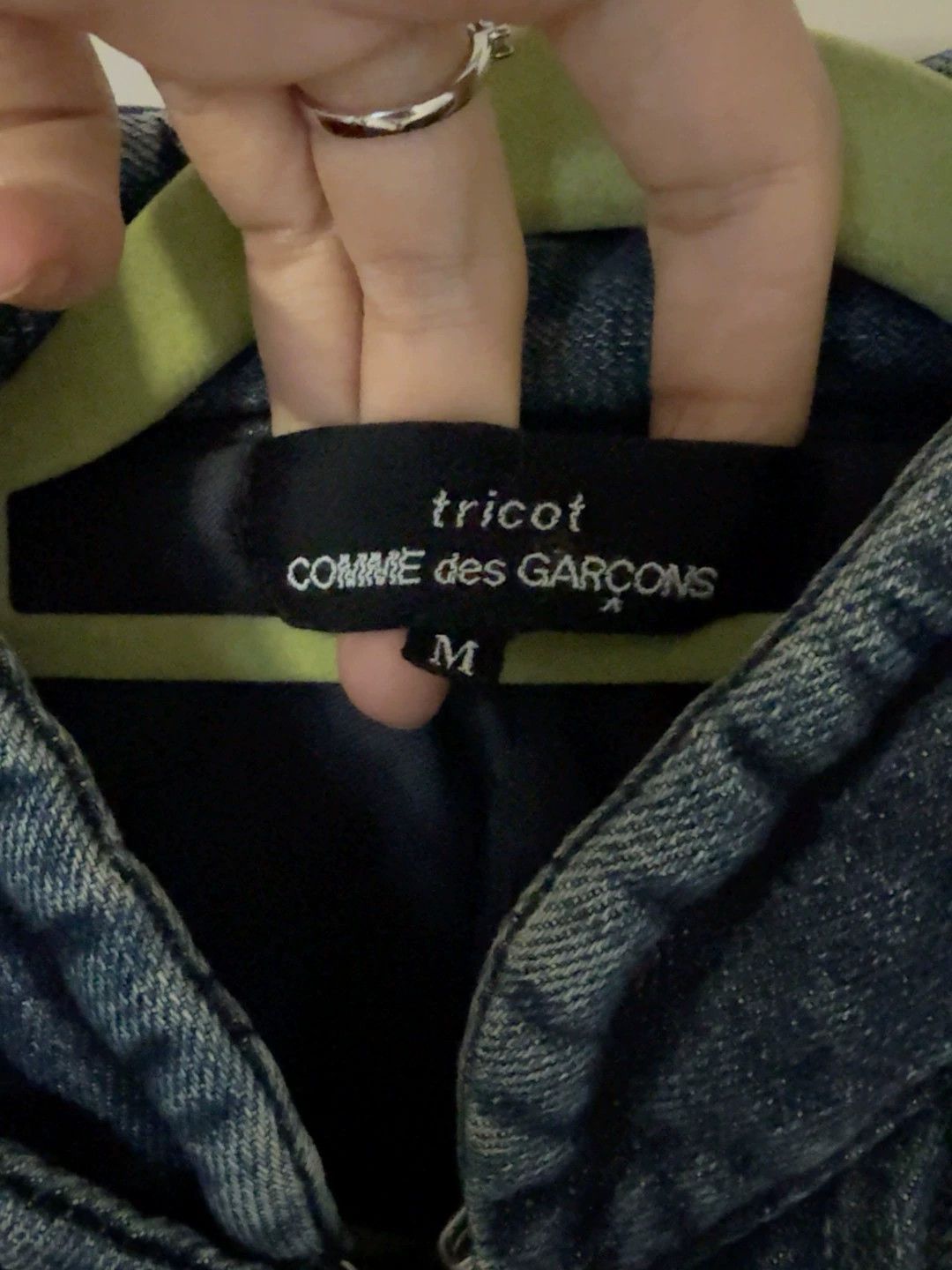 Comme des Garcons Comme des Garcons Double Silver Button Denim Coat - dmc Size US M / EU 48-50 / 2 - 2 Thumbnail