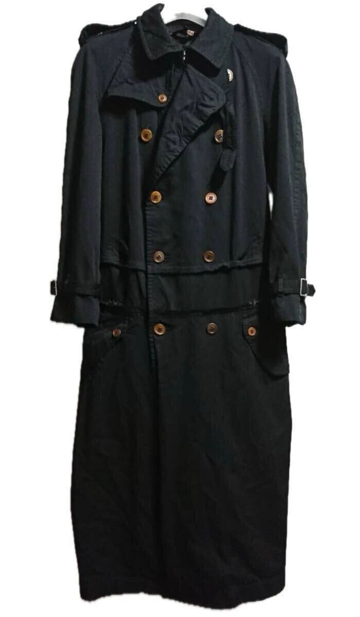 Comme des Garcons Comme des Garcons Black Trench Coat - dmc Size US M / EU 48-50 / 2 - 2 Thumbnail