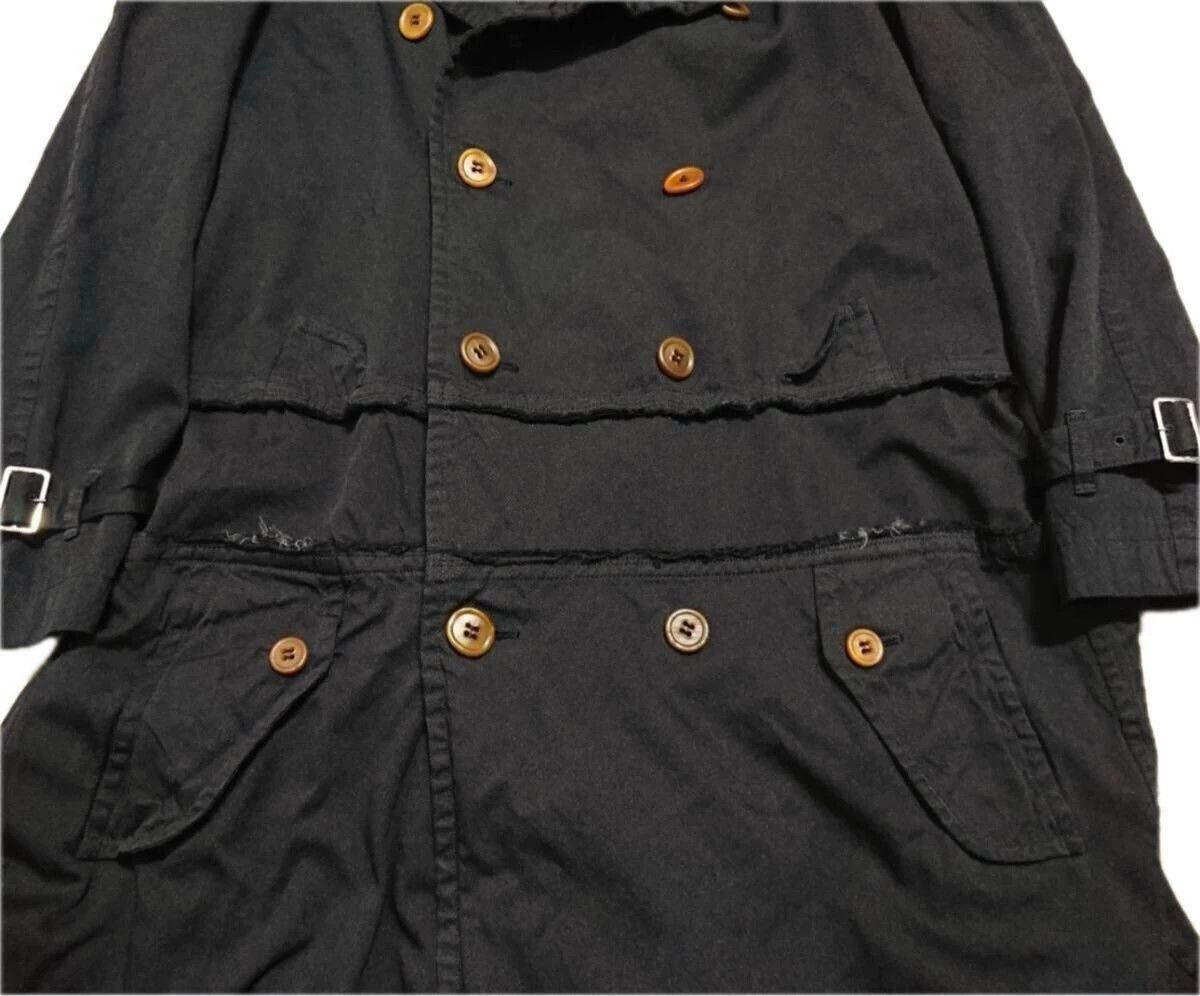 Comme des Garcons Comme des Garcons Black Trench Coat - dmc Size US M / EU 48-50 / 2 - 4 Thumbnail