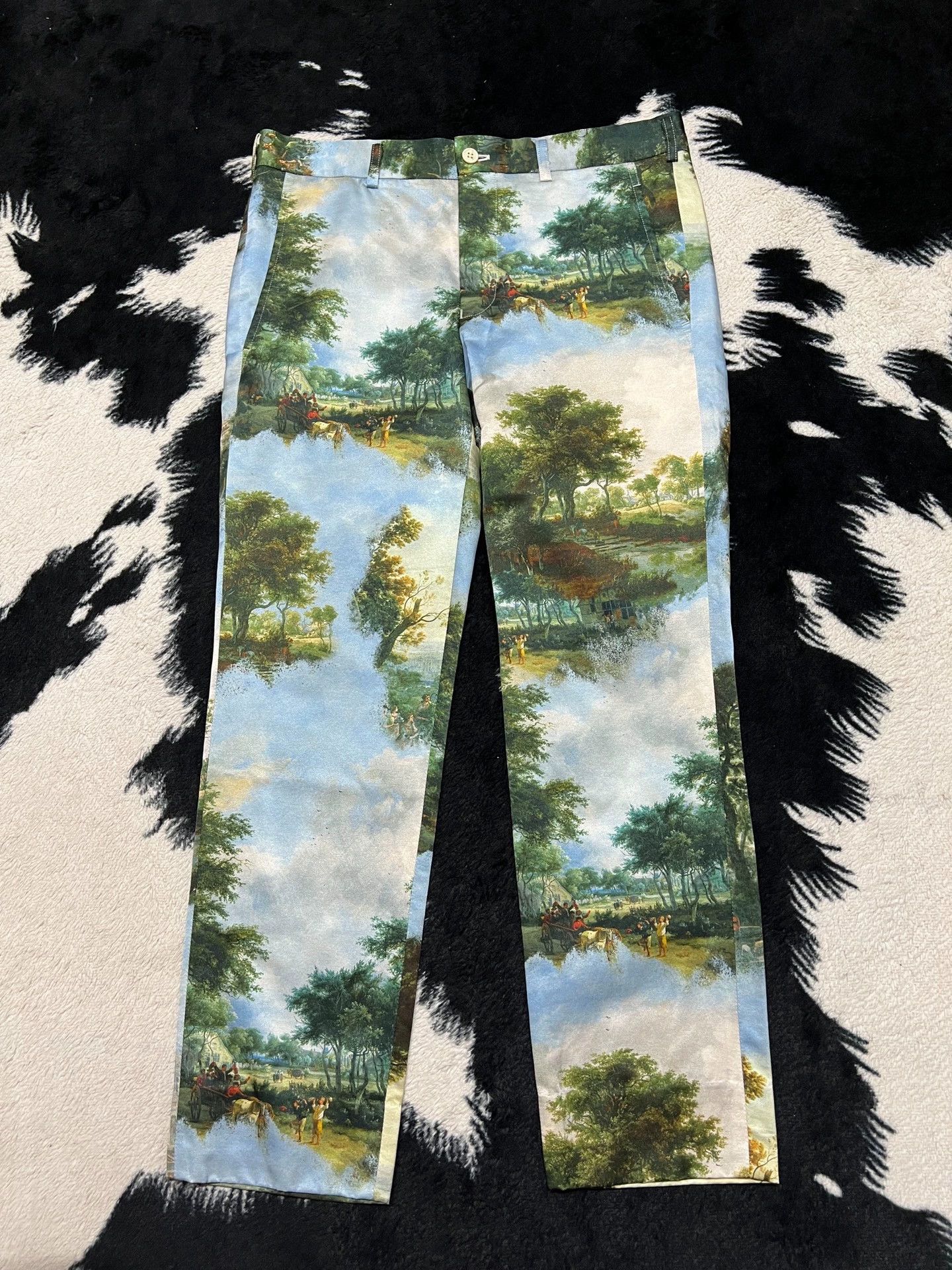 Comme des Garcons Comme des Garcons Medieval Landscape Pants - dmc Size US 32 / EU 48 - 2 Thumbnail