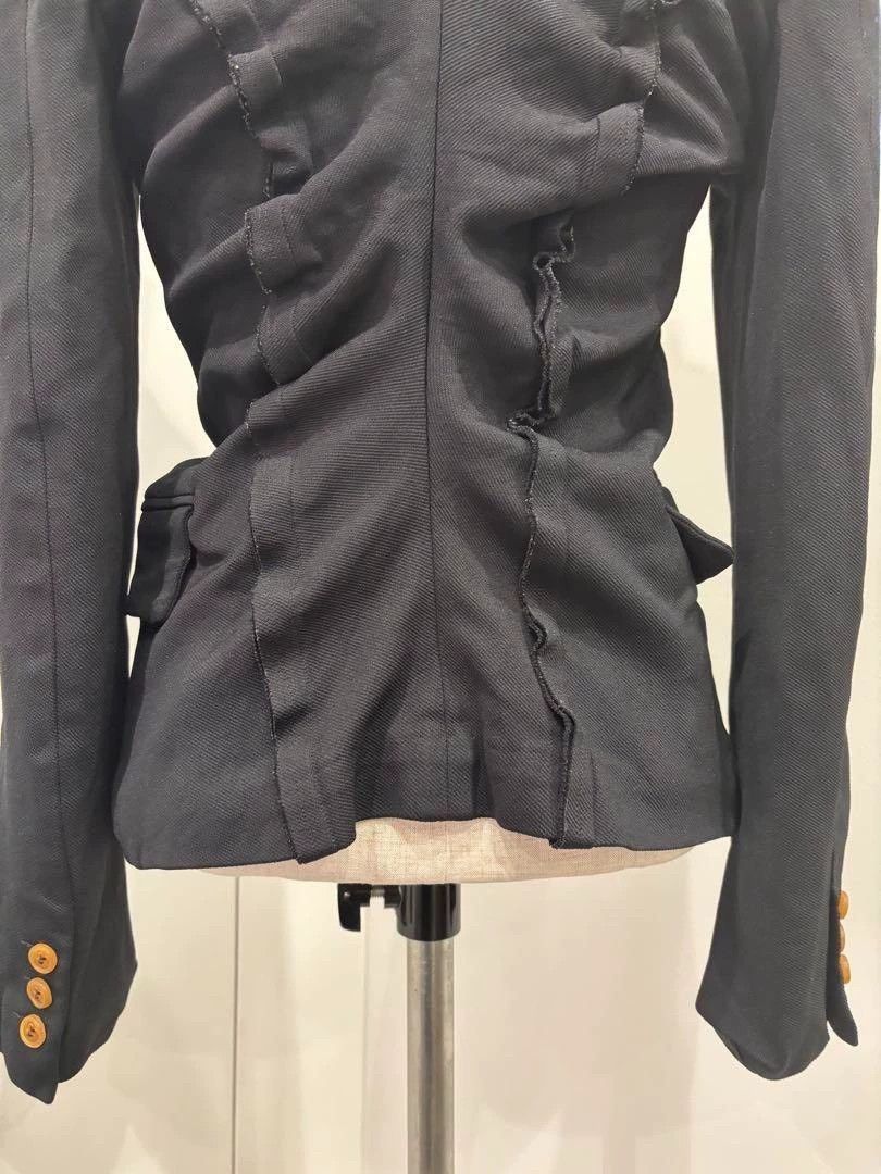 Comme des Garcons COMME des GARCONS Back Pleat Jacket - dmc Size US S / EU 44-46 / 1 - 4 Thumbnail