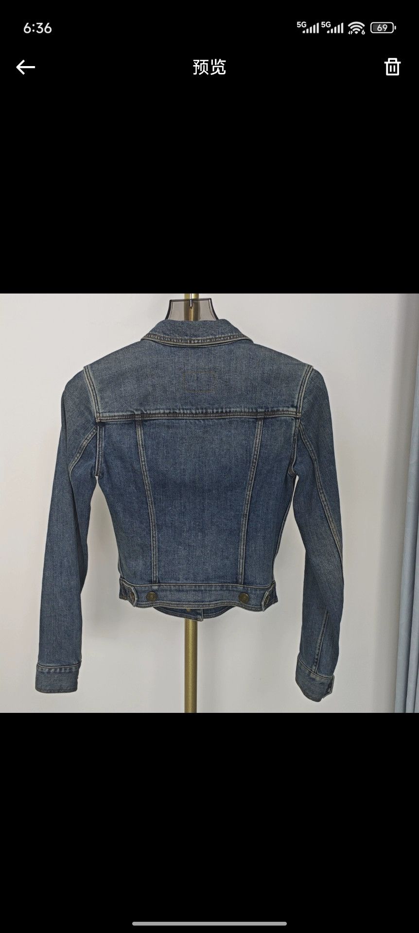 Burberry Burberry Denim Jacket XS Blue - dmc Size US XS / EU 42 / 0 - 5 Thumbnail