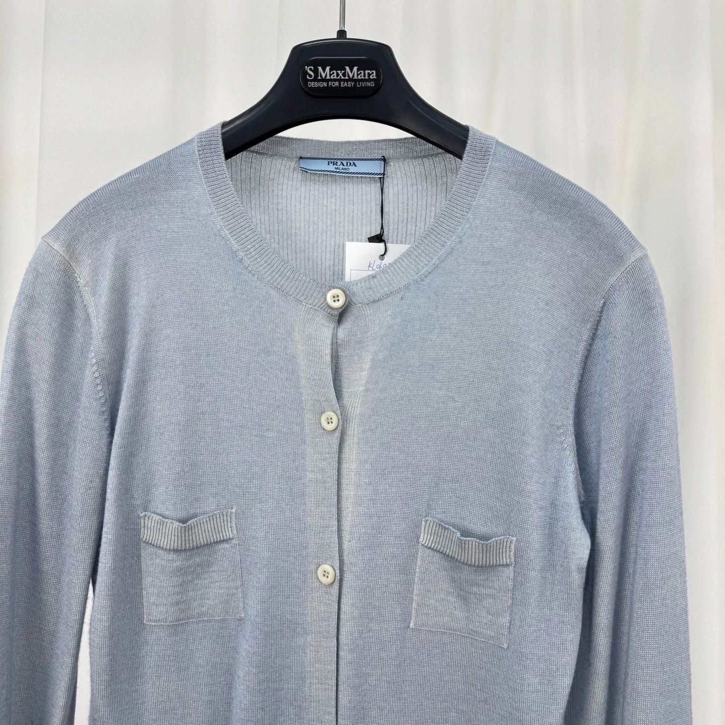 Prada Prada Blue Knit Long Sleeve Top - dmc Size US M / EU 48-50 / 2 - 3 Thumbnail
