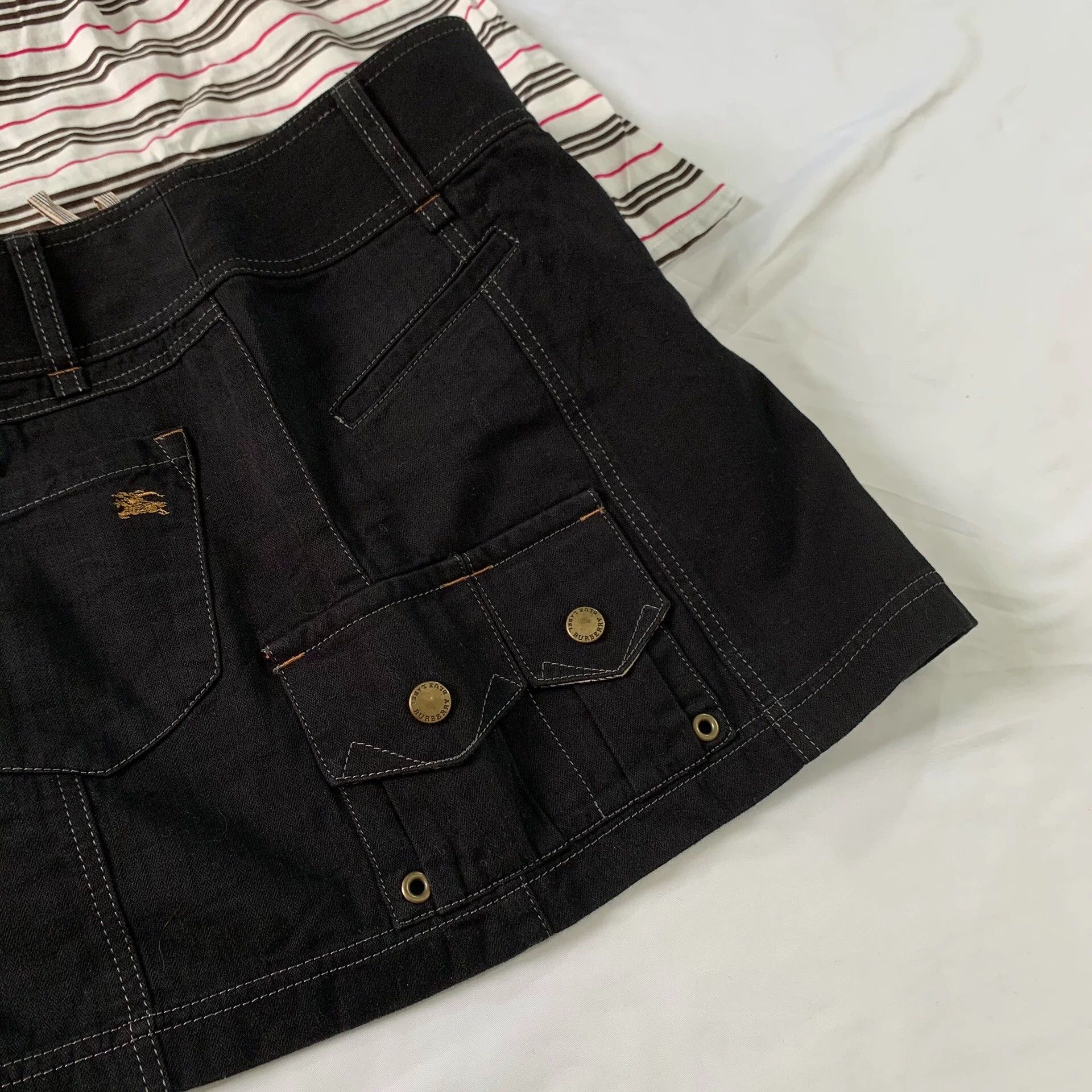 Burberry Burberry Striped Tank & Denim Skirt Set - dmc Size US XS / EU 42 / 0 - 2 Thumbnail