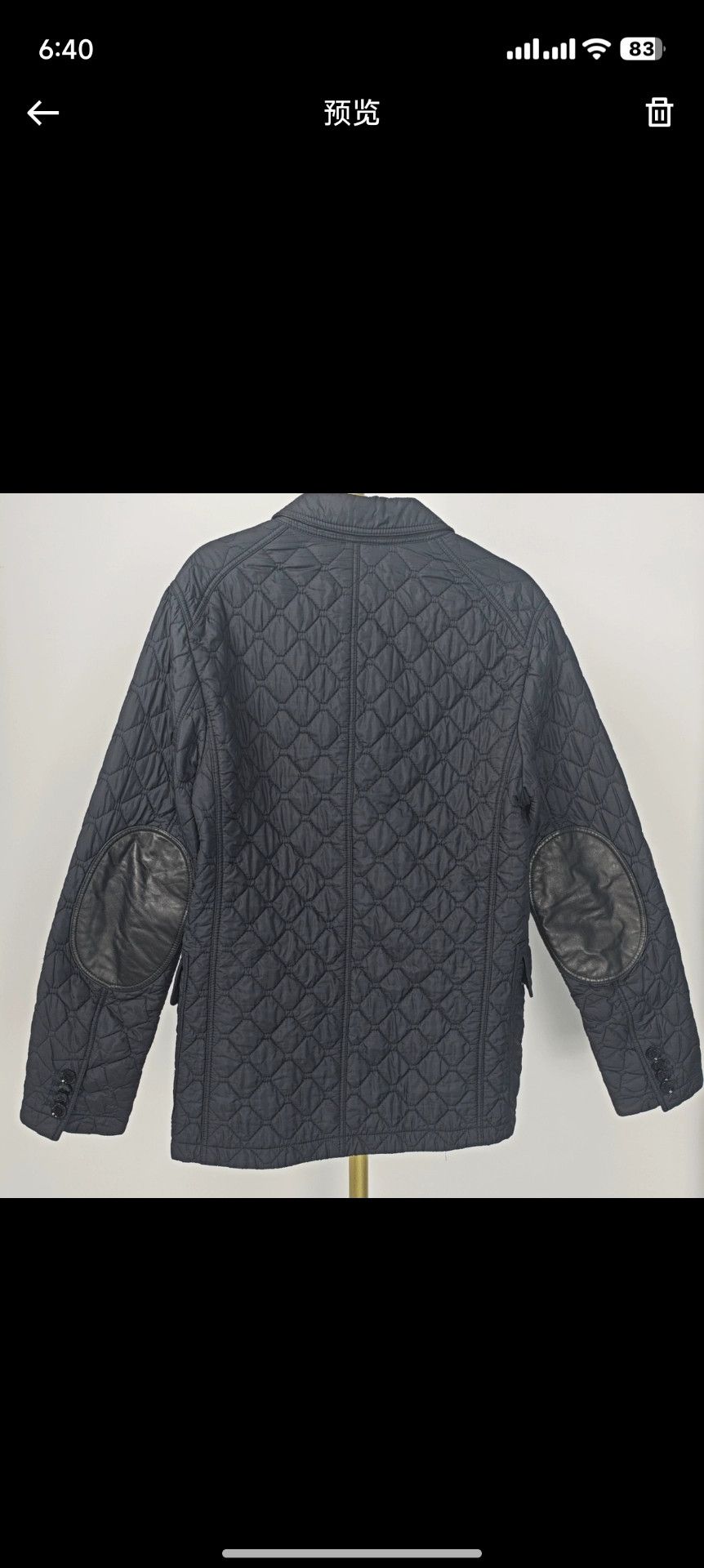 Burberry Black Quilted Jacket XS - dmc