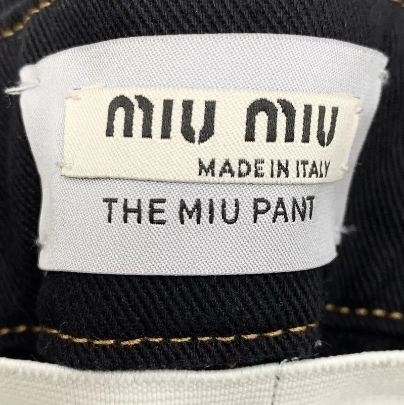 Miu Miu Miu Miu Black Cotton Women's Shorts 0089 Size 28" / US 6 / IT 42 - 5 Thumbnail