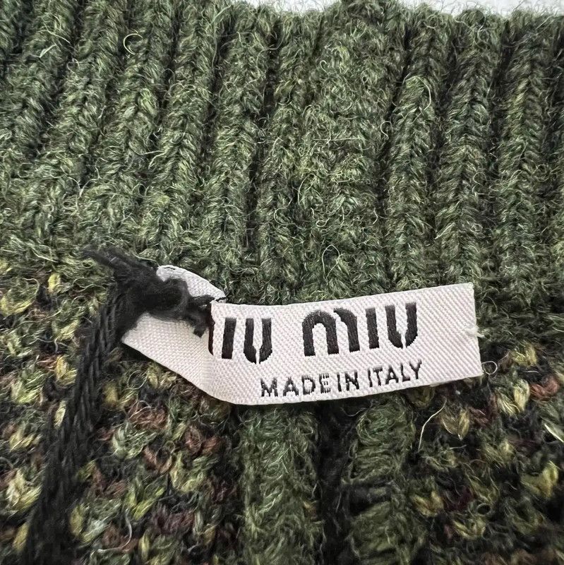 Miu Miu Miu Miu Camouflage Wool Women's Shorts 0089 Size 28" / US 6 / IT 42 - 3 Thumbnail