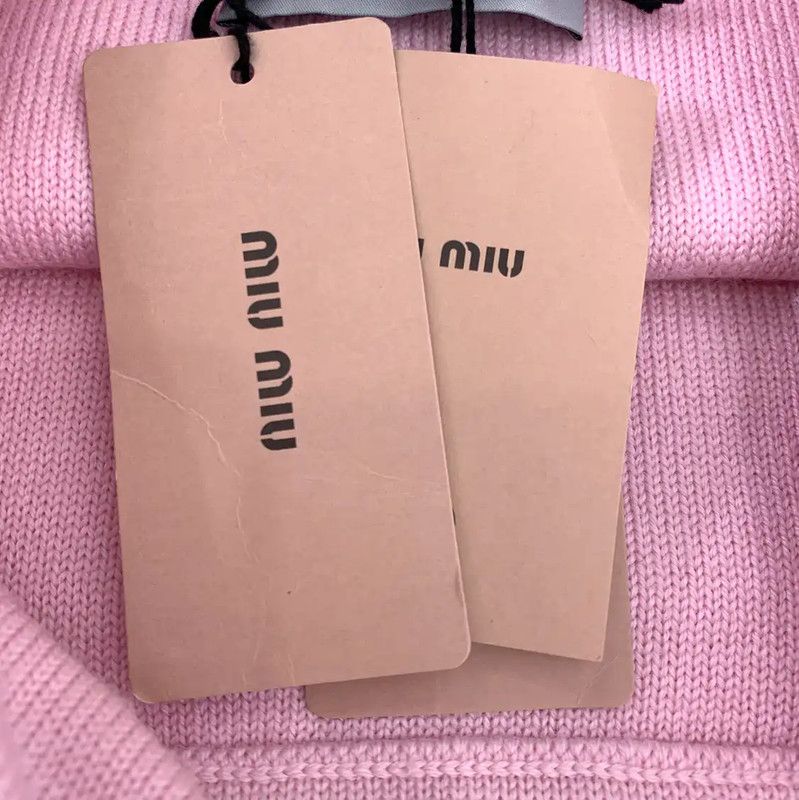 Miu Miu Pink Wool Mini Skirt 0089