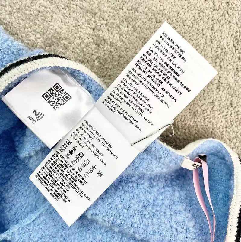 Miu Miu Miu Miu Blue Women's Skirt 0089 Size 28" / US 6 / IT 42 - 5 Thumbnail