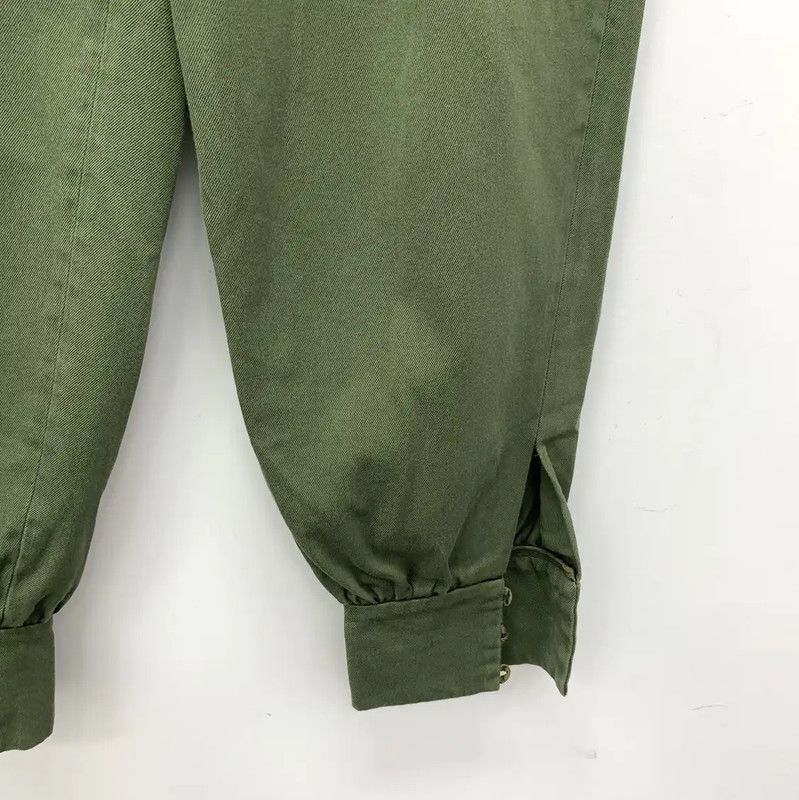 Miu Miu Miu Miu Green Cotton Casual Pants for Women 0089 Size 28" / US 6 / IT 42 - 4 Thumbnail