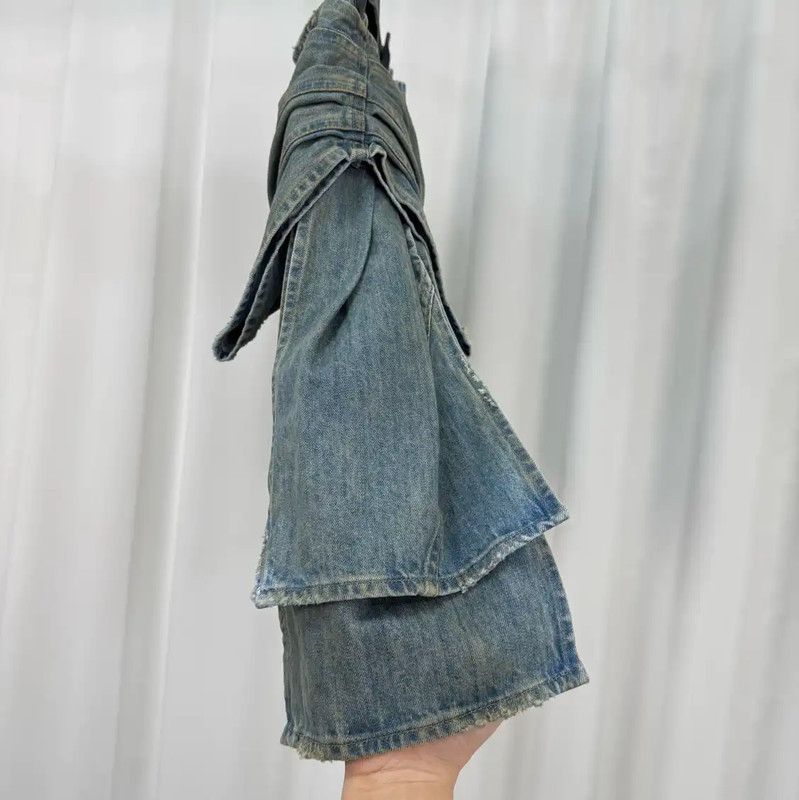 Miu Miu Miu Miu Blue Denim Skirt with Logo 0089 Size 28" / US 6 / IT 42 - 5 Thumbnail