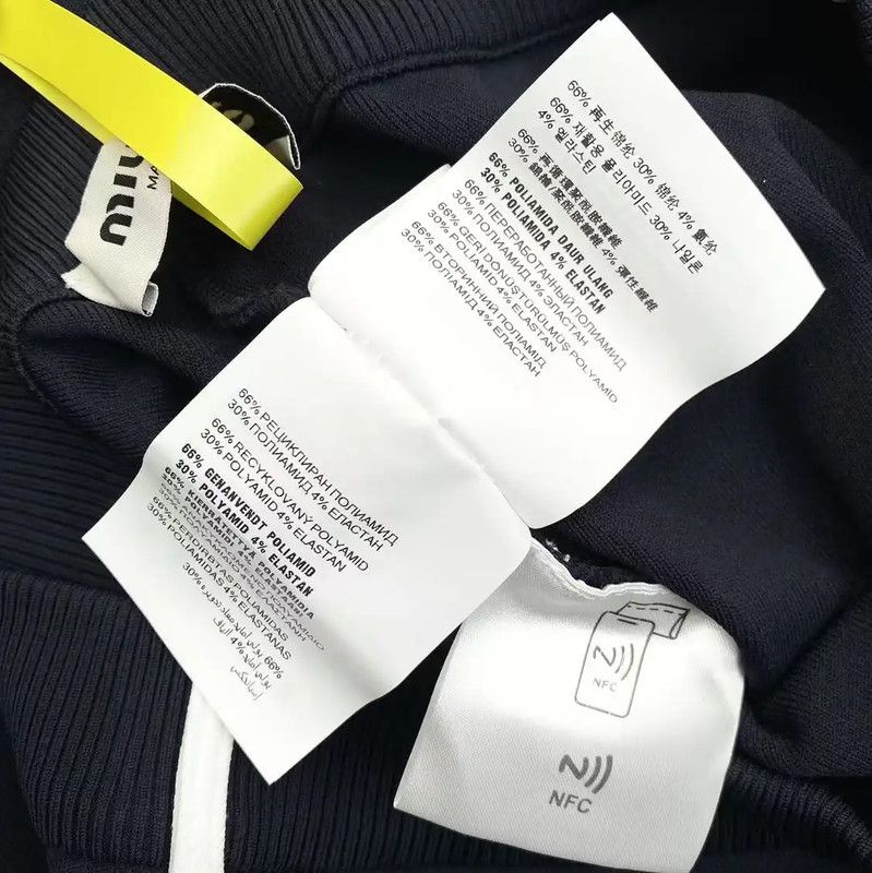 Miu Miu Miu Miu Navy Nylon Women's Casual Pants 0089 Size 30" / US 8 / IT 44 - 6 Thumbnail
