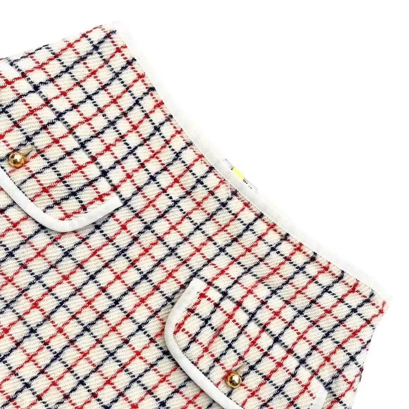 Miu Miu Miu Miu Multicolor Wool Women's Skirt 0089 Size 26" / US 2 / IT 38 - 3 Thumbnail