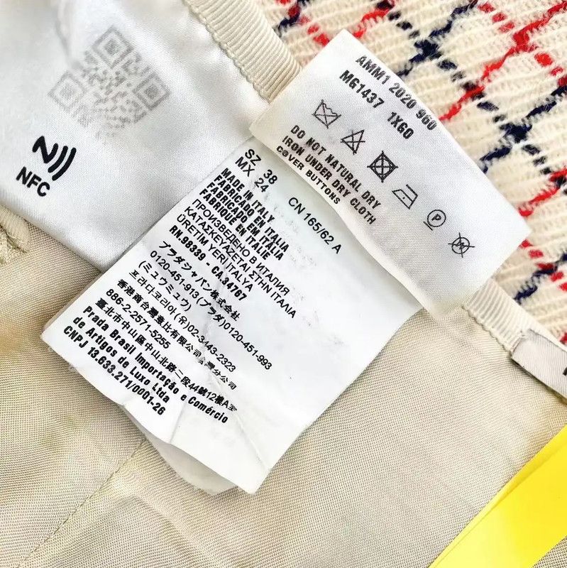 Miu Miu Miu Miu Multicolor Wool Women's Skirt 0089 Size 26" / US 2 / IT 38 - 5 Thumbnail