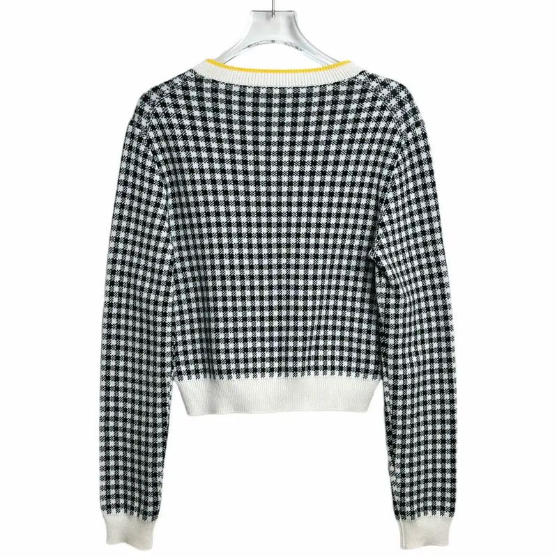 Miu Miu Miu Miu Grey Cashmere Cardigan for Women 0089 Size M / US 6-8 / IT 42-44 - 2 Thumbnail