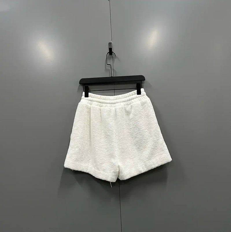 Miu Miu Miu Miu Summer White Logo Cotton Shorts 0089 Size 28" / US 6 / IT 42 - 2 Thumbnail