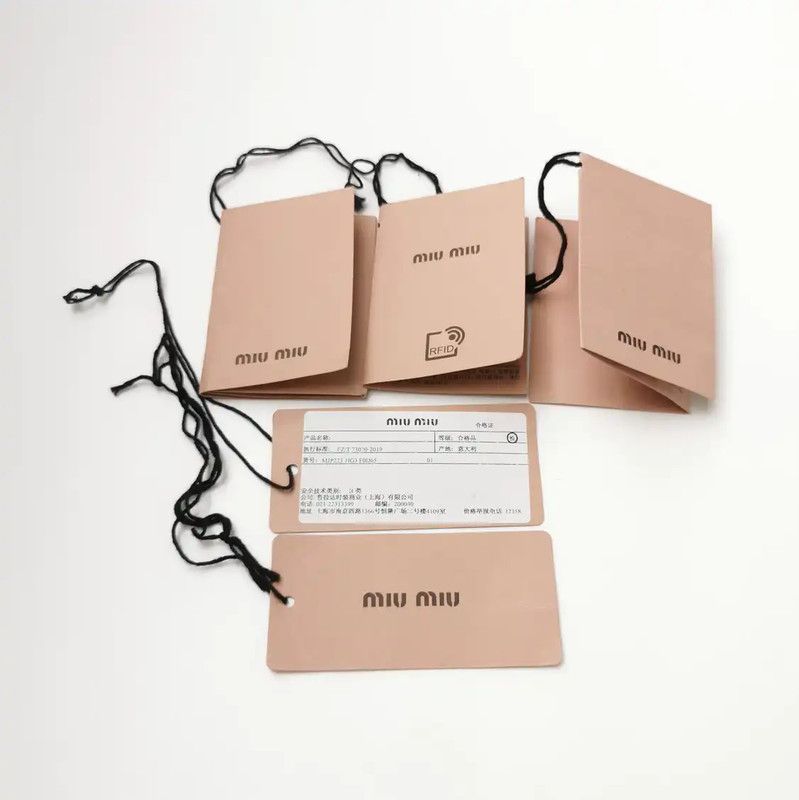 Miu Miu Miu Miu Black Cotton Logo Casual Pants 0089 Size 28" / US 6 / IT 42 - 4 Thumbnail