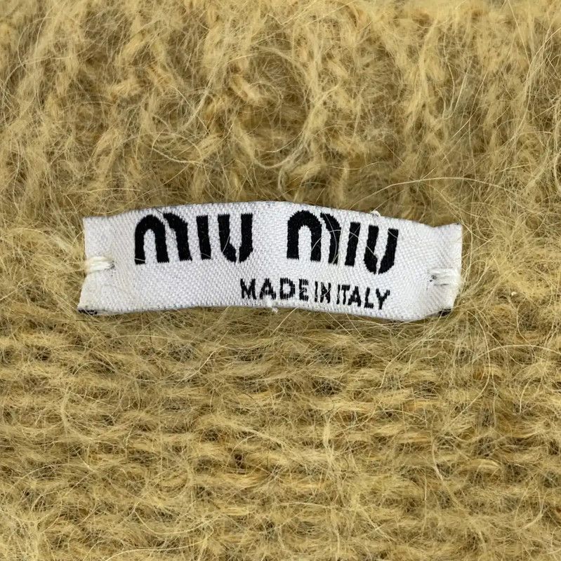 Miu Miu Miu Miu Brown Mohair Women's Cardigan 0089 Size S / US 4 / IT 40 - 5 Thumbnail