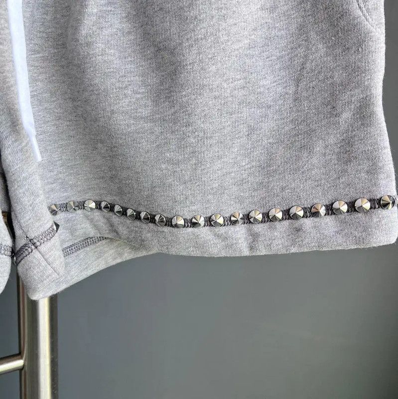 Miu Miu Miu Miu Gray Cotton Women's Shorts 0089 Size 28" / US 6 / IT 42 - 6 Thumbnail