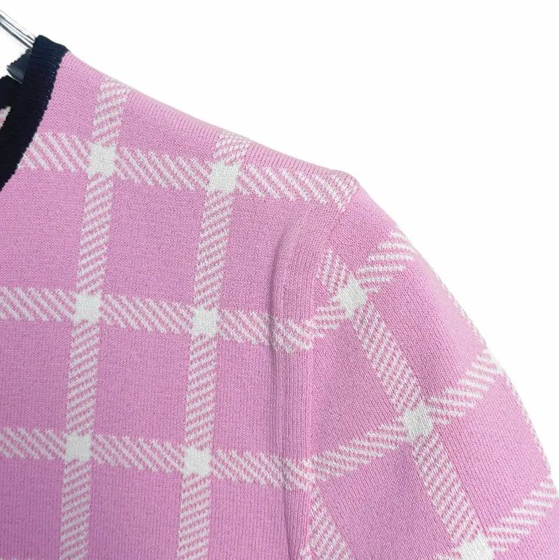 Miu Miu Miu Miu Light Pink Cotton Cardigan for Women 0089 Size M / US 6-8 / IT 42-44 - 3 Thumbnail