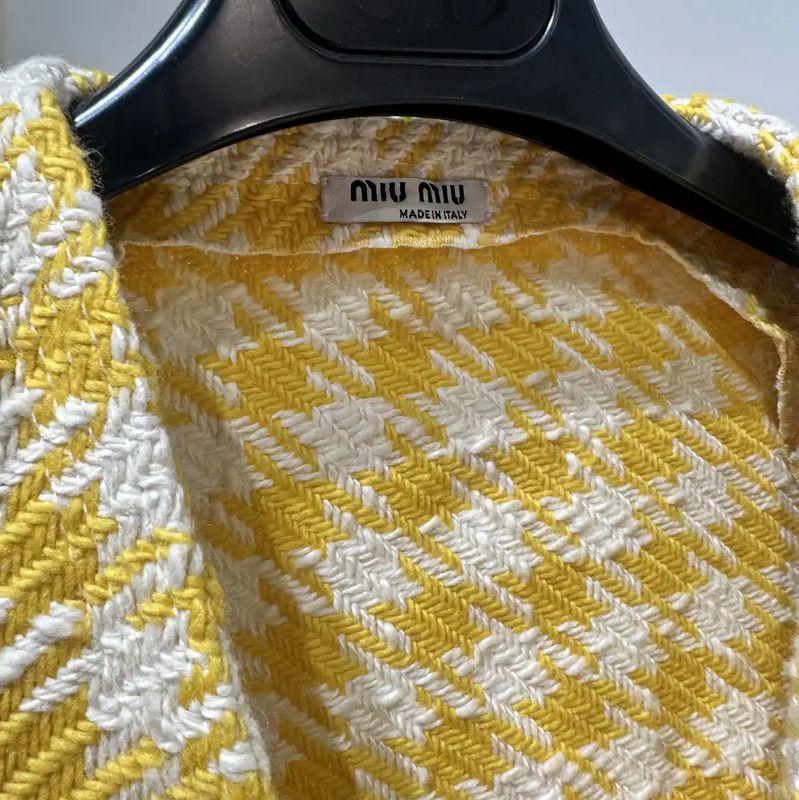 Miu Miu Miu Miu Color Block Wool Cardigan for Women 0089 Size M / US 6-8 / IT 42-44 - 6 Thumbnail