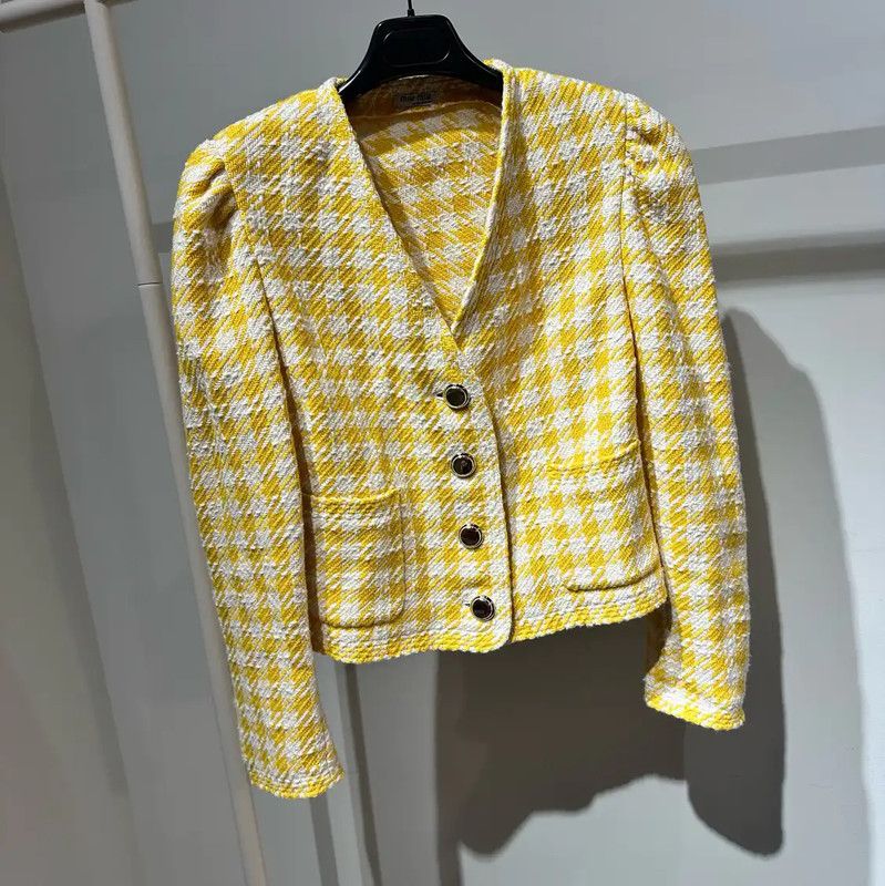 Miu Miu Miu Miu Color Block Wool Cardigan for Women 0089 Size M / US 6-8 / IT 42-44 - 8 Thumbnail