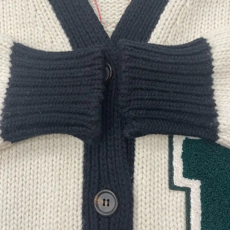 Miu Miu Miu Miu White Women's Wool Cardigan 0089 Size L / US 10 / IT 46 - 5 Thumbnail