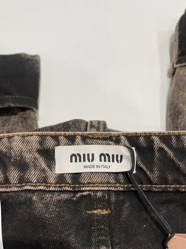 Miu Miu Miu Miu Multicolor Logo Women's Jeans 0089 Size 28" / US 6 / IT 42 - 5 Thumbnail