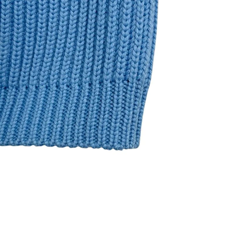 Miu Miu Miu Miu Women's Blue Cropped Cardigan 0089 Size M / US 6-8 / IT 42-44 - 4 Thumbnail