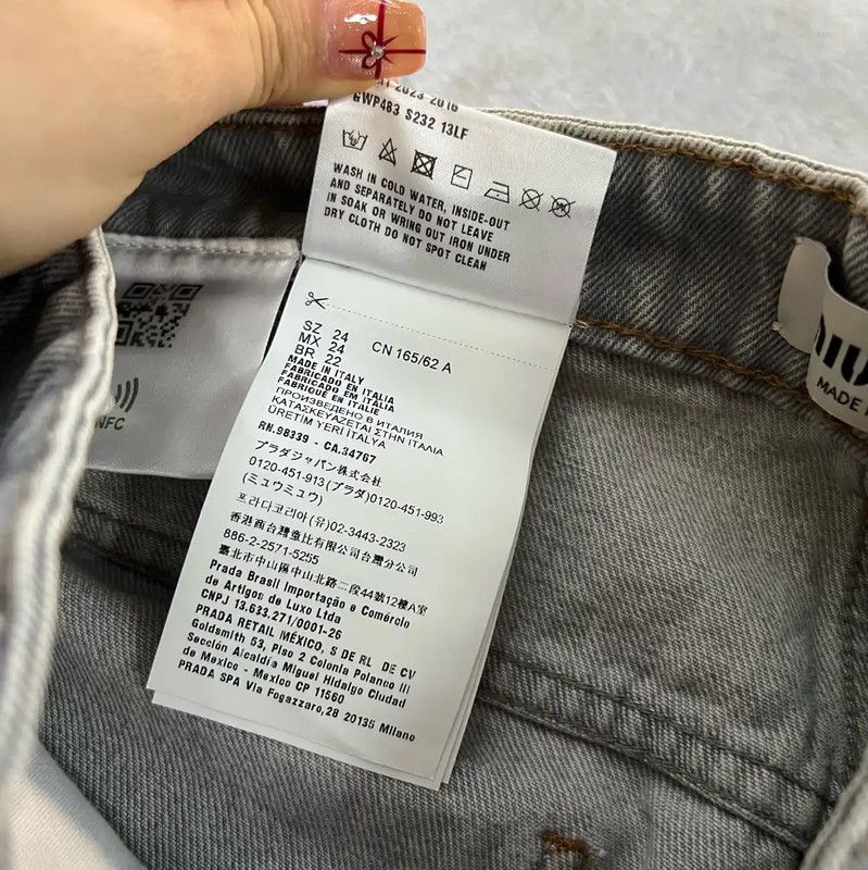 Miu Miu Miu Miu Summer Gray Casual Pants 0089 Size 28" / US 6 / IT 42 - 4 Thumbnail
