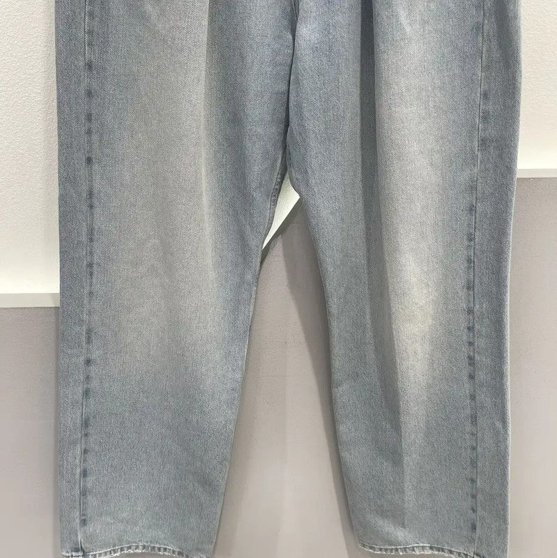 Miu Miu Miu Miu Blue Logo Denim Pants for Women 0089 Size 28" / US 6 / IT 42 - 4 Thumbnail