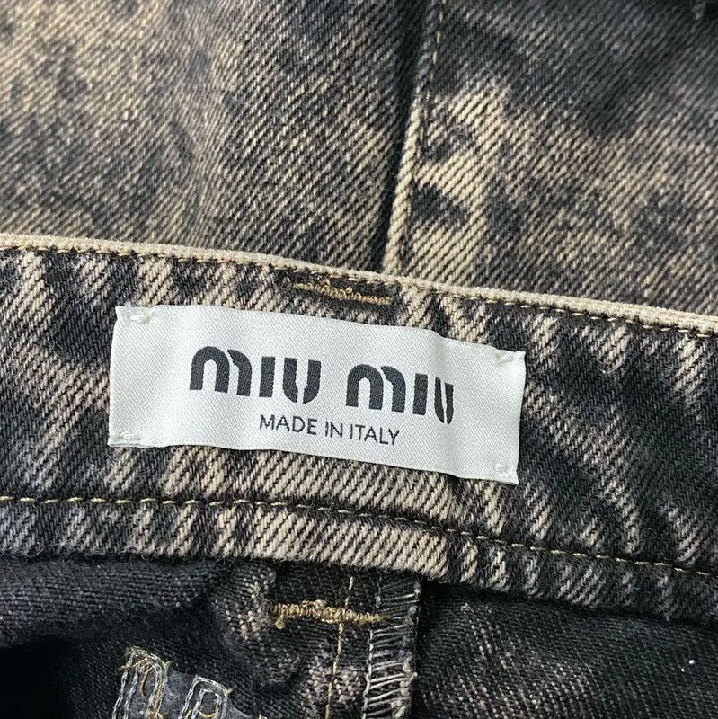 Miu Miu Miu Miu Summer Dark Brown Women's Shorts 0089 Size 28" / US 6 / IT 42 - 4 Thumbnail