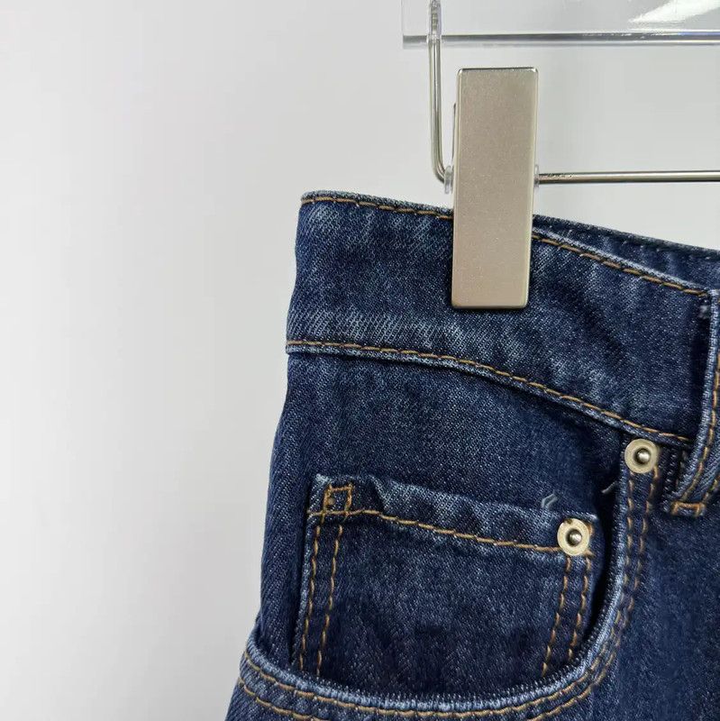 Miu Miu Miu Miu Blue Denim Women's Trousers 0089 Size 28" / US 6 / IT 42 - 3 Thumbnail