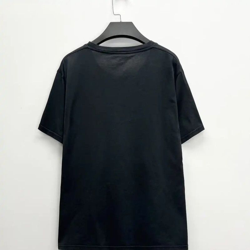 Balmain Balmain Black Cotton Blend Women's T-Shirt 0089 Size S / US 4 / IT 40 - 2 Thumbnail