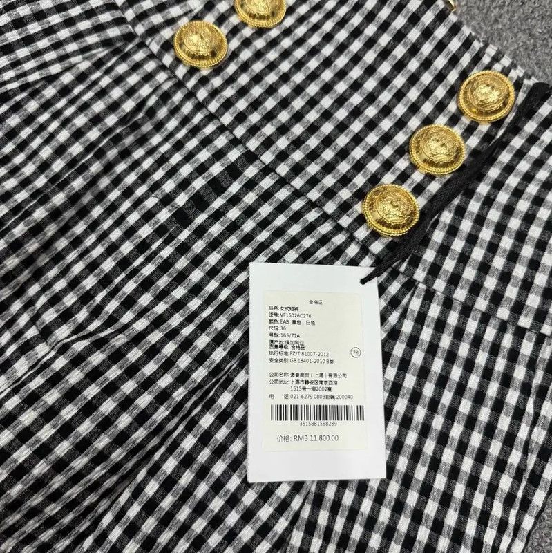 Balmain Balmain Black Polyester Women's Skirt 0089 Size 26" / US 2 / IT 38 - 3 Thumbnail