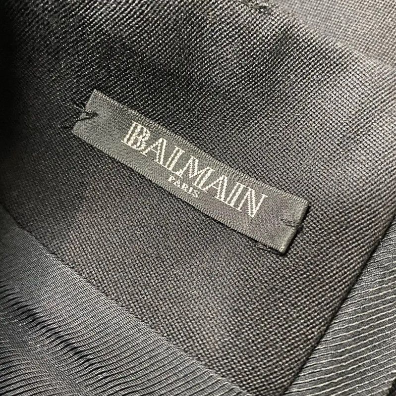 Balmain Balmain Black A-Line Skirt for Women 0089 Size 30" / US 8 / IT 44 - 5 Thumbnail