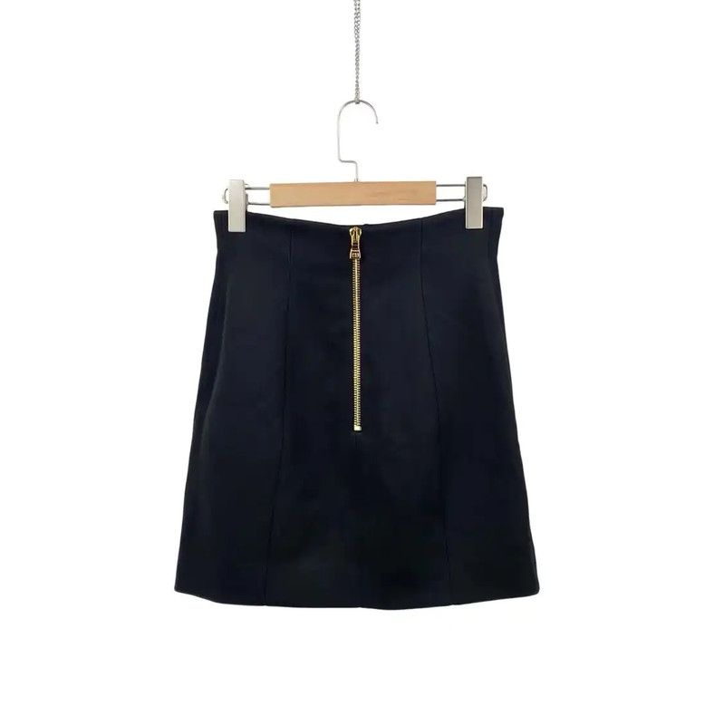 Balmain Balmain Black Polyester Women's Skirt 0089 Size 26" / US 2 / IT 38 - 2 Thumbnail