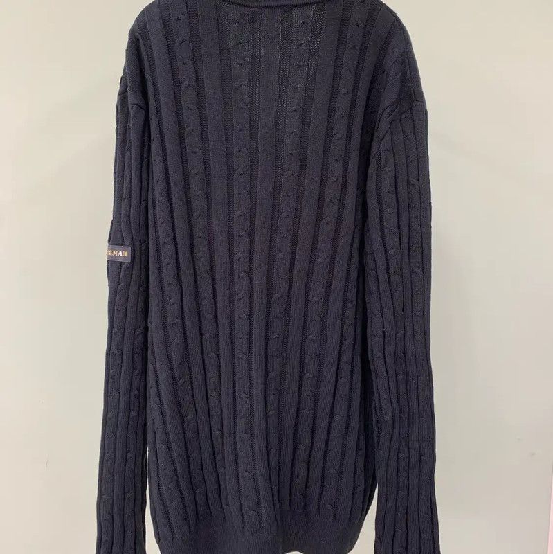 Balmain Balmain Black Knitted Cardigan for Women 0089 Size XL / US 12-14 / IT 48-50 - 2 Thumbnail