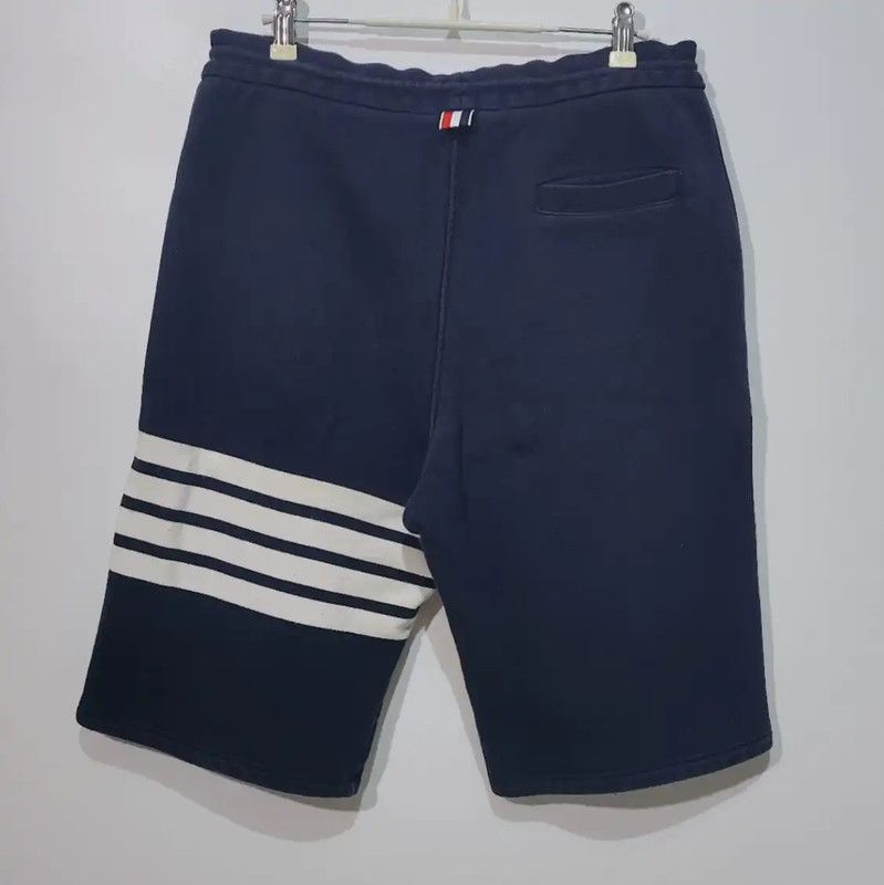 Thom Browne Thom Browne Navy Cotton Casual Pants 0089 Size 30" / US 8 / IT 44 - 2 Thumbnail