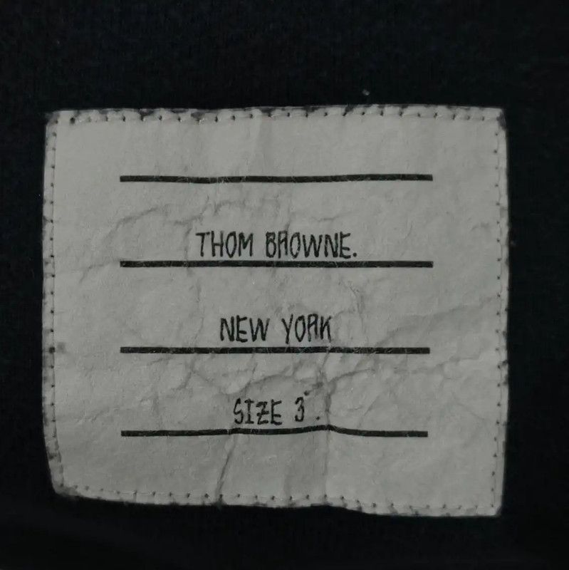 Thom Browne Thom Browne Navy Cotton Casual Pants 0089 Size 30" / US 8 / IT 44 - 3 Thumbnail
