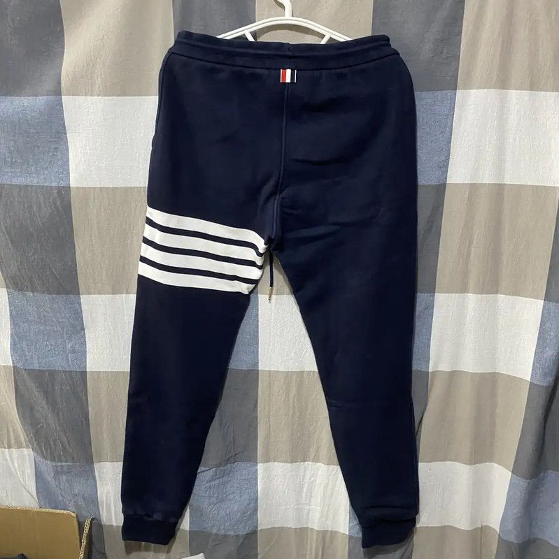 Thom Browne Thom Browne Blue Cotton Casual Pants 0089 Size 28" / US 6 / IT 42 - 2 Thumbnail