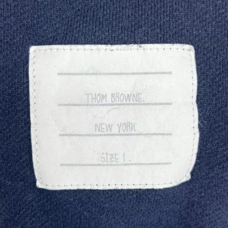 Thom Browne Thom Browne Blue Cotton Casual Pants 0089 Size 28" / US 6 / IT 42 - 4 Thumbnail