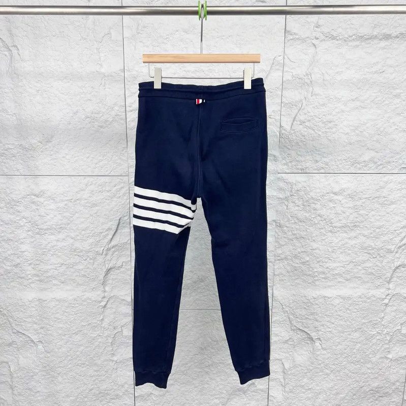 Thom Browne Thom Browne Women's Casual Cotton Pants in Navy 0089 Size 28" / US 6 / IT 42 - 2 Thumbnail