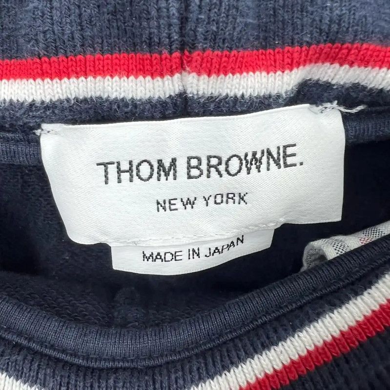 Thom Browne Thom Browne Women's Casual Cotton Pants in Navy 0089 Size 28" / US 6 / IT 42 - 3 Thumbnail