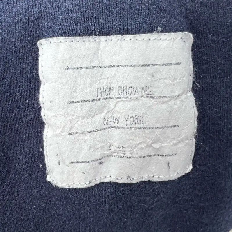 Thom Browne Thom Browne Women's Casual Cotton Pants in Navy 0089 Size 28" / US 6 / IT 42 - 4 Thumbnail