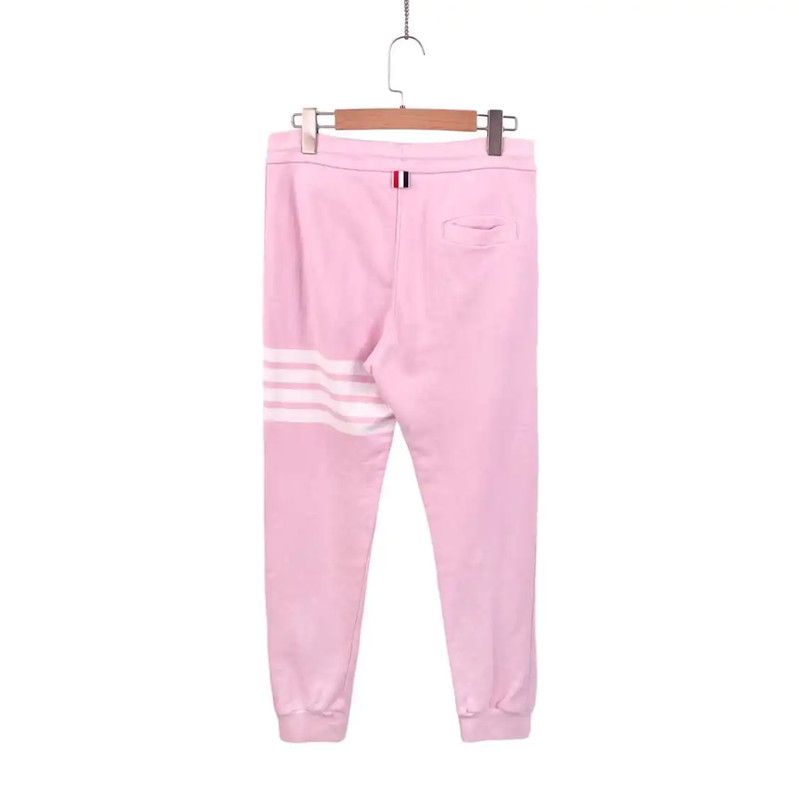 Thom Browne Thom Browne Pink Cotton Casual Pants 0089 Size 28" / US 6 / IT 42 - 2 Thumbnail