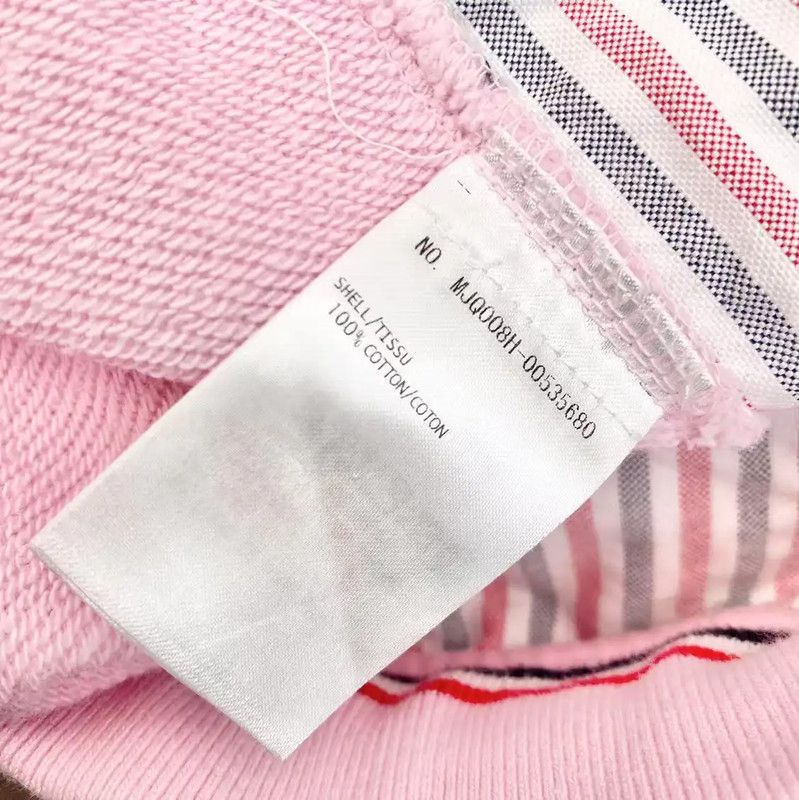 Thom Browne Thom Browne Pink Cotton Casual Pants 0089 Size 28" / US 6 / IT 42 - 6 Thumbnail