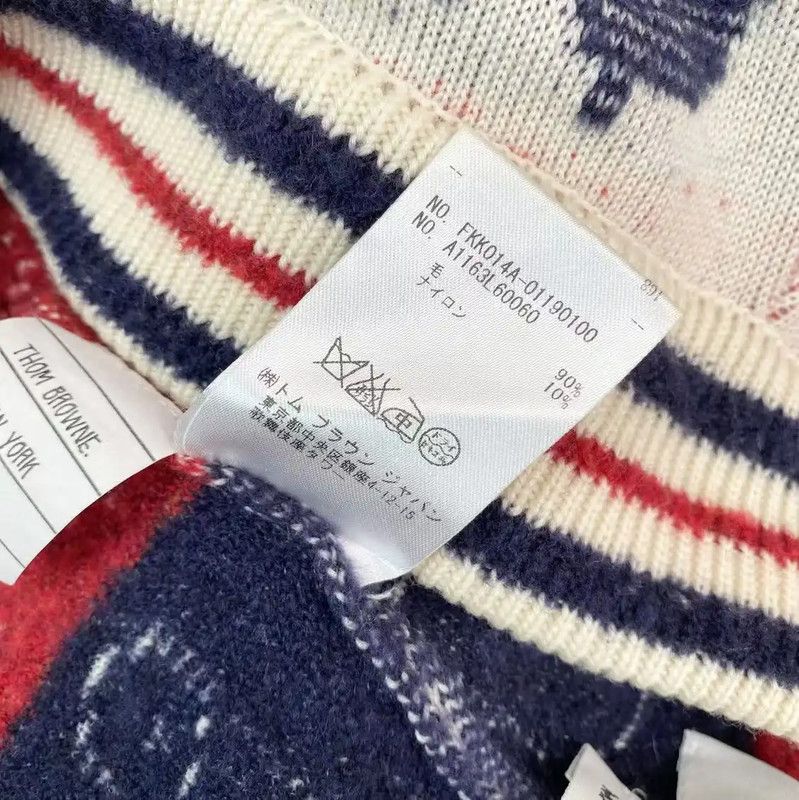 Thom Browne Thom Browne Multi-Color Wool Midi Skirt 0089 Size 28" / US 6 / IT 42 - 6 Thumbnail