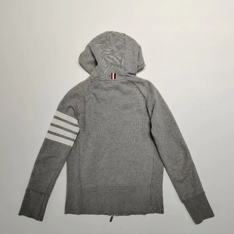 Thom Browne Thom Browne Women's Gray Cotton Jacket 0089 Size XS / US 0-2 / IT 36-38 - 2 Thumbnail