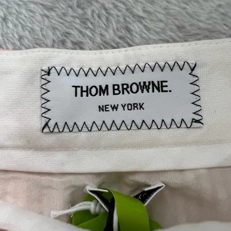 Thom Browne Thom Browne Summer Pink Cotton Mini Skirt 0089 Size 26" / US 2 / IT 38 - 3 Thumbnail